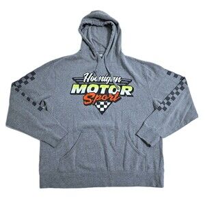 Hoonigan Hoodie Sweatshirt Size XL Motorsports Drift Racing Gray